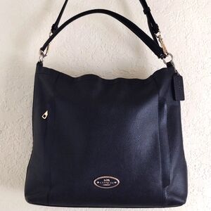 Coach Large Pebbled Leather Scout Hobo Bag